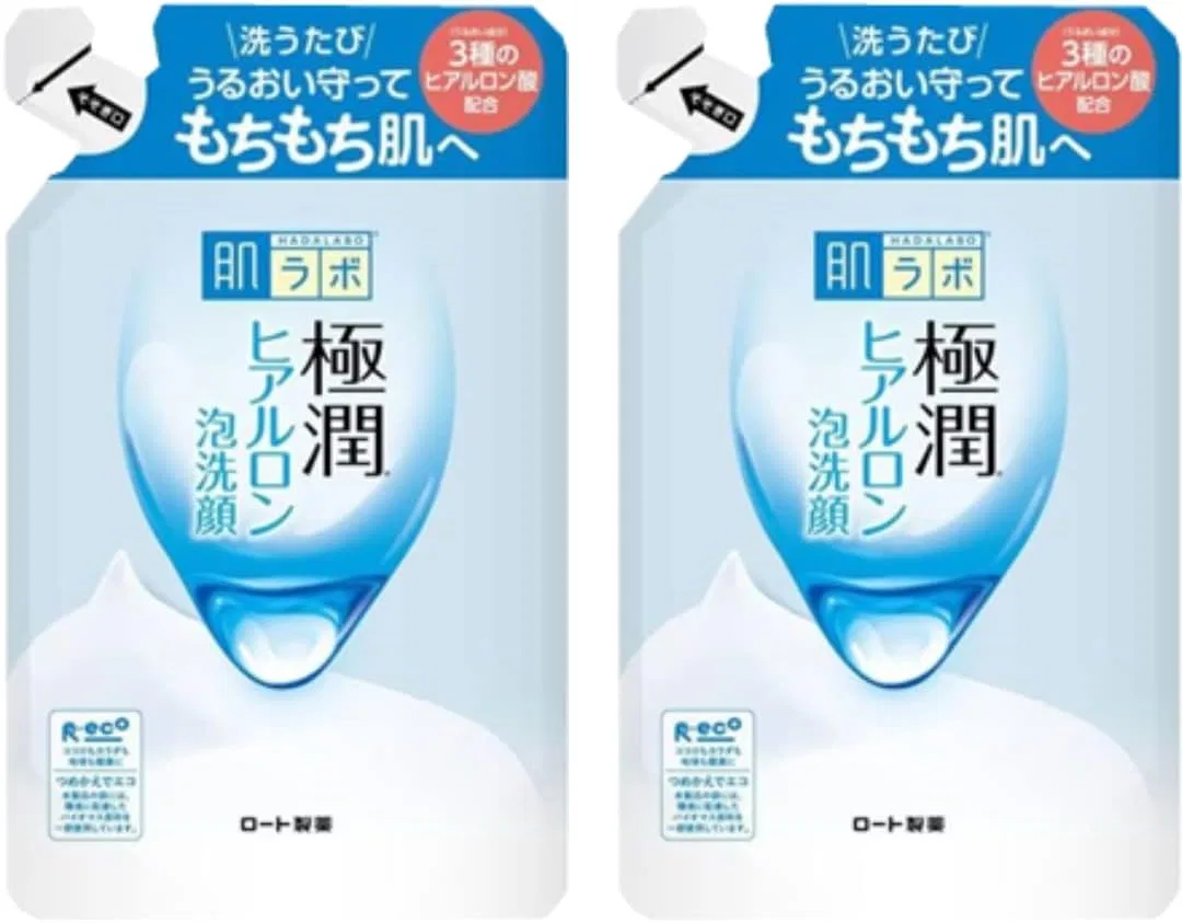 Набор Hada Labo — Пенка Gokujun с гиалуроновой кислотой, набор 2 шт, 140 мл