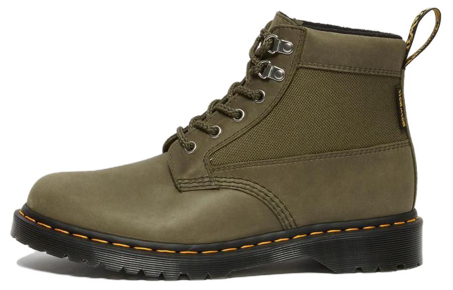 

Dr.Martens Короткие мужские ботинки Martin, цвет оливковый