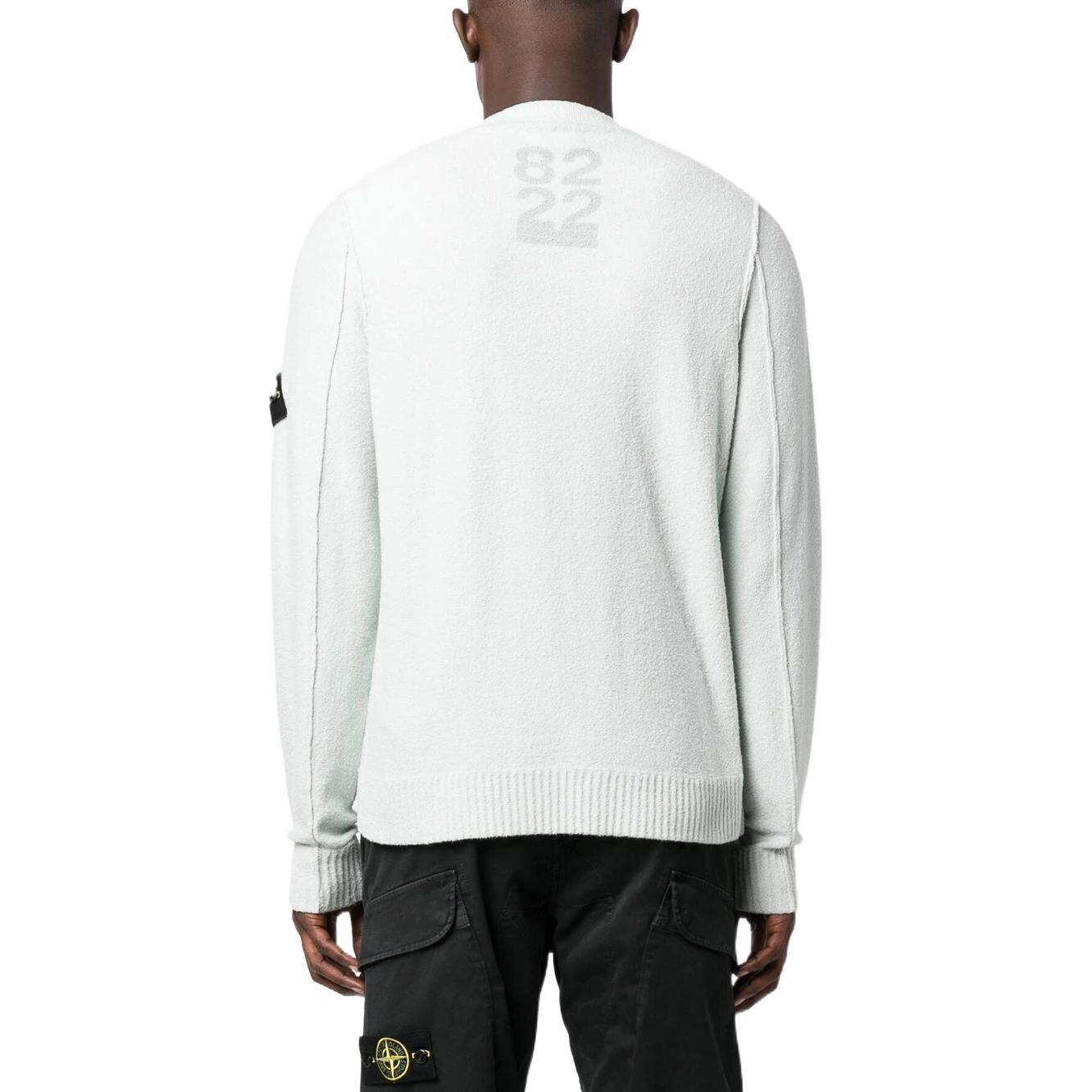 Свитер мужской Stone Island, белый — фото 3