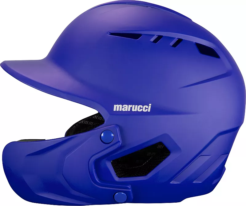 

Бейсбольный шлем Marucci Junior Duravent с защитой челюсти, синий