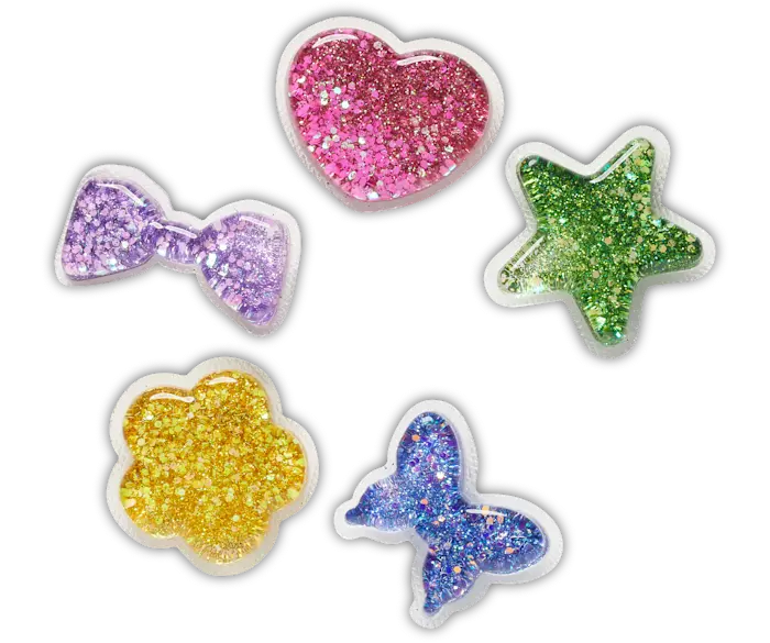 

Джиббитсы Squishy UV Changing 5 Pack Crocs