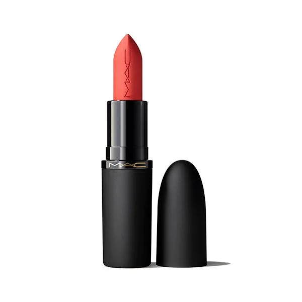 Культовая помада MAC COSMETICS Powder Kiss Hazy Matte Lipstick, BRICK THROUGH