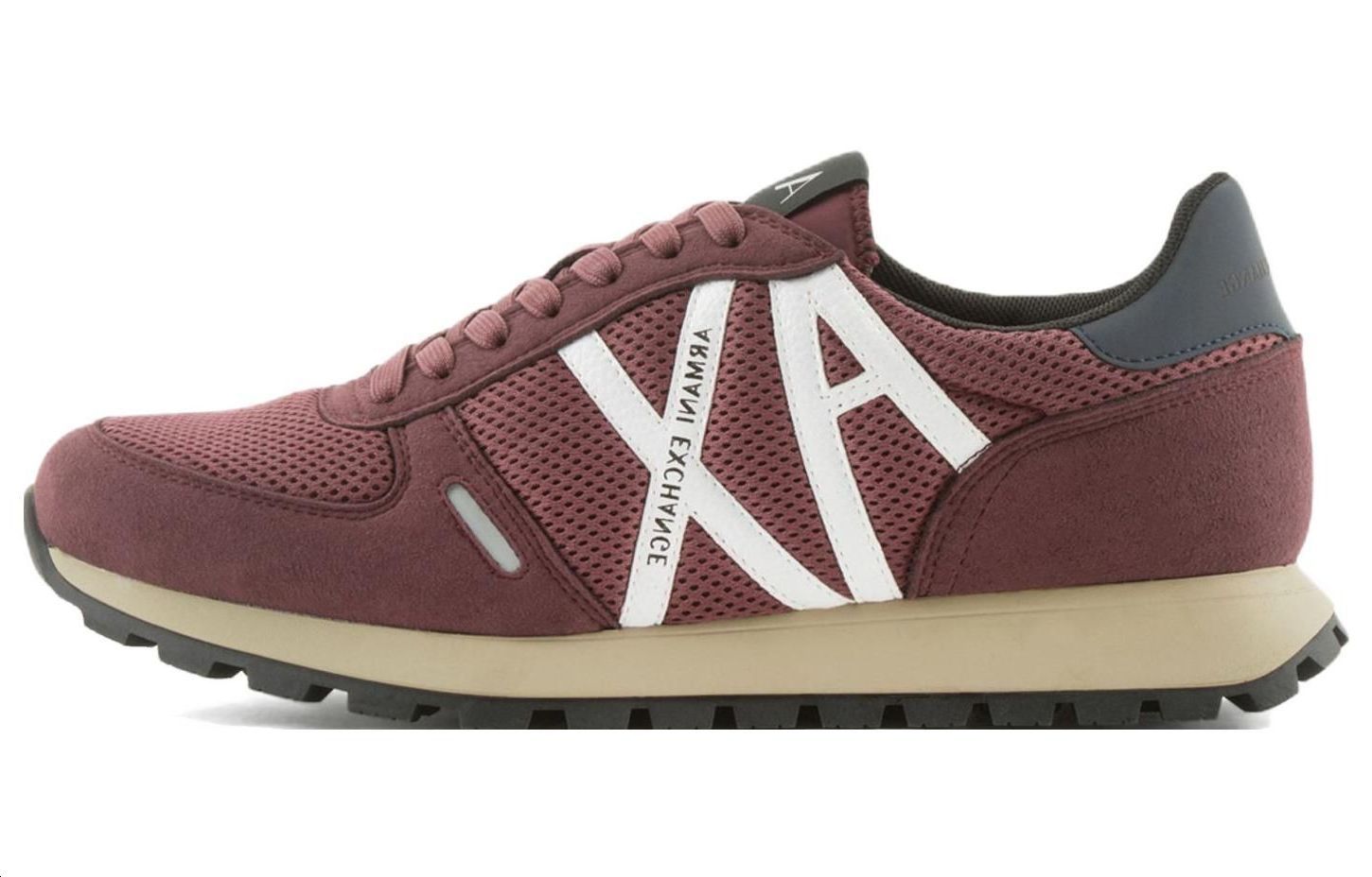 

Кроссовки AE Low Top Casual мужские бордовые ARMANI EXCHANGE