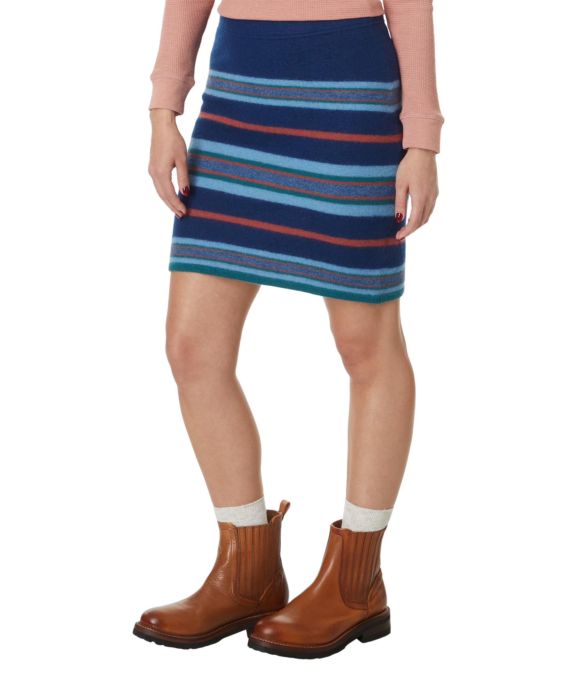

Юбка Toad&Co Merino Heartfelt Sweater Skirt, Glacier Stripe