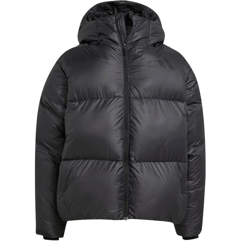Детская утепленная куртка с капюшоном Adidas, черный