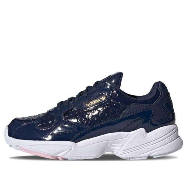 

Толстые кеды оригиналы falcon Adidas, синий