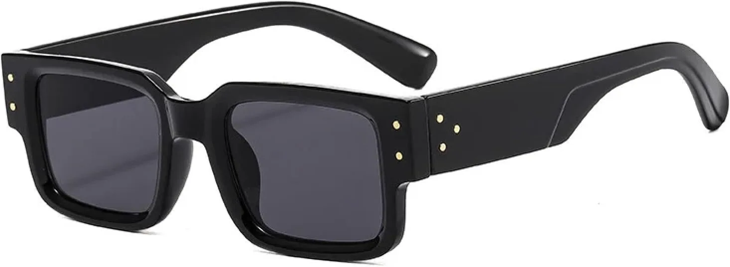 

Солнцезащитные очки с защитой от УФ-излучения UV400 | Двухцветные градиентные заклепки для занятий спортом на открытом воздухе и вождения DSVIGF, Black Grey