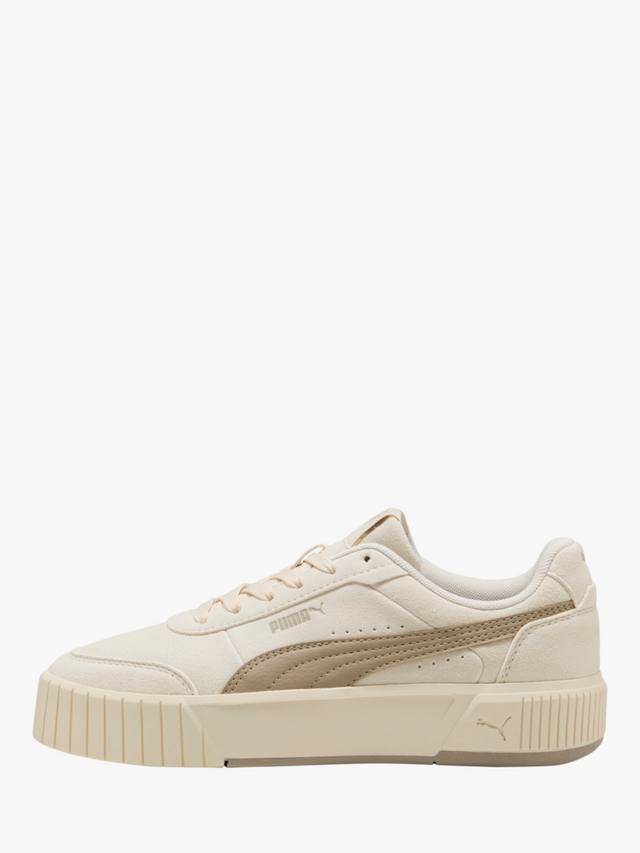 Carina Mia замшевые шнурованные кроссовки PUMA, Beige — фото 4