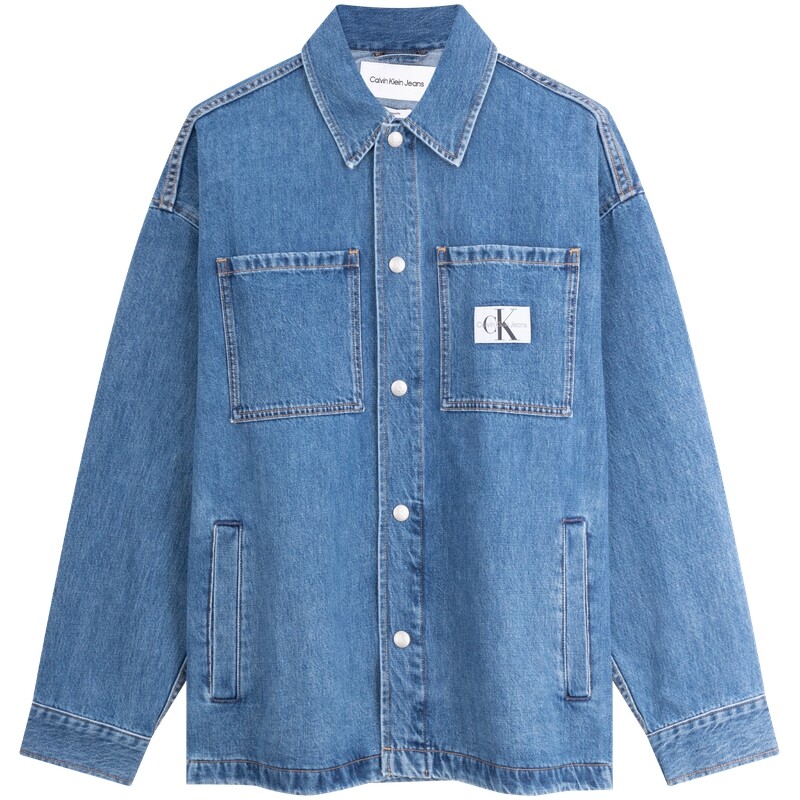 

Мужская рубашка Calvin Klein, цвет 1A4 - Denim Light Blue