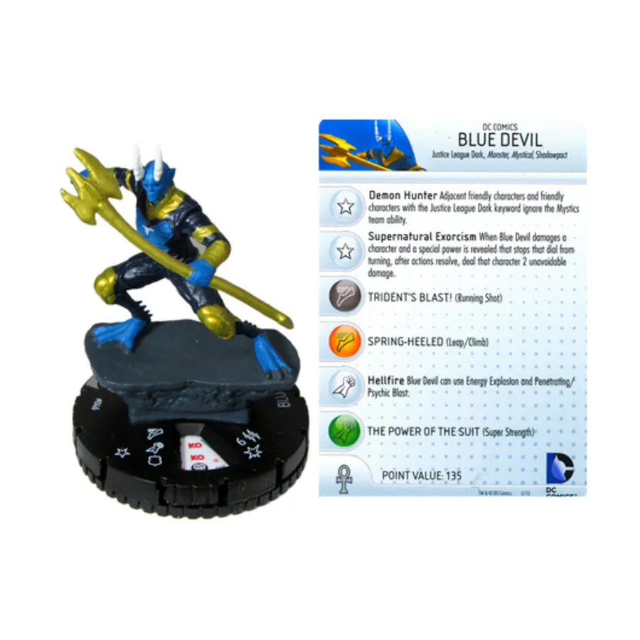 

Синий Дьявол #046 (R), DC HeroClix - Justice League - Trinity War - Singles