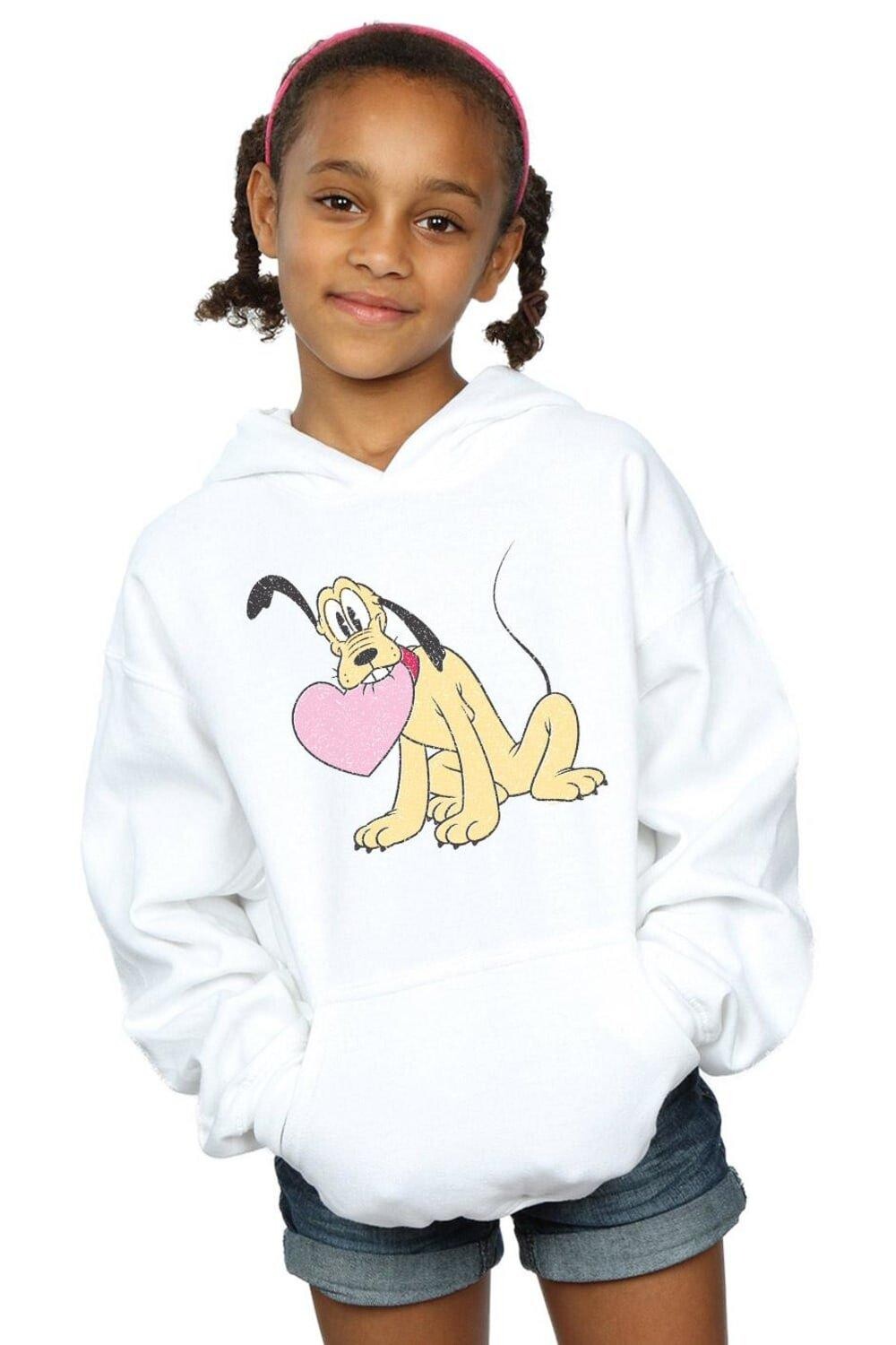 

Толстовка Pluto Love Heart Disney, белый