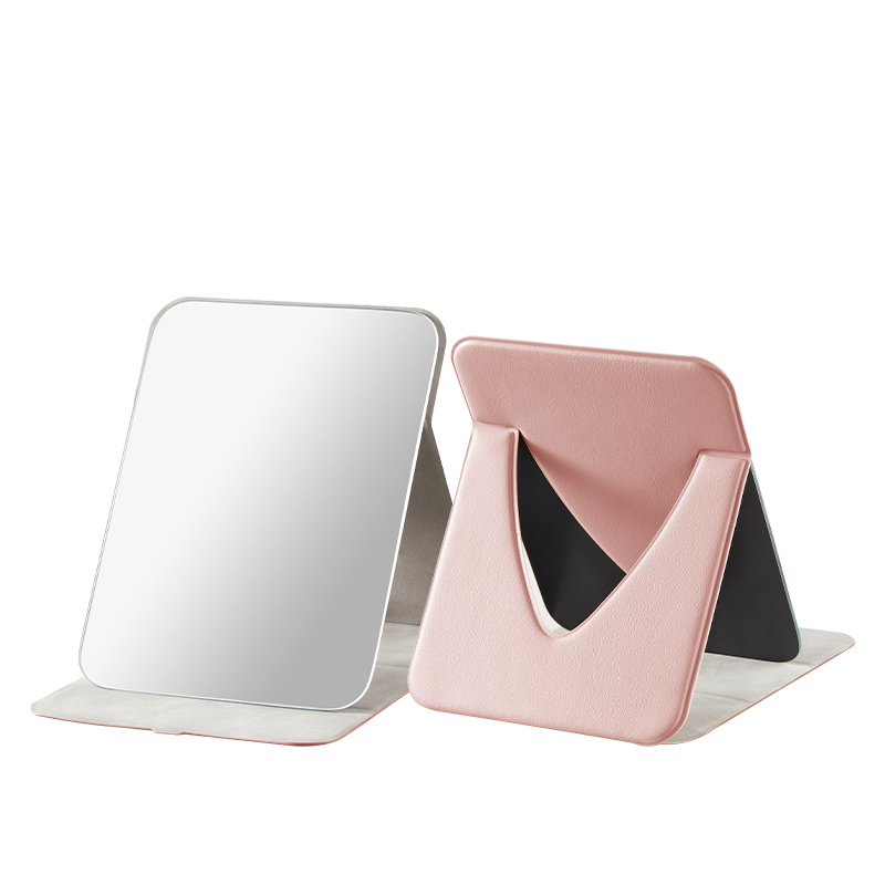 

Складное зеркало для макияжа зеркало для волос и макияжа настольное портативное M'AYCREATE, розовый