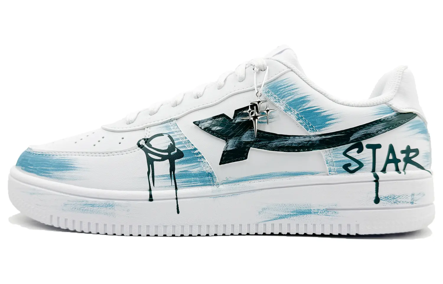 

XTEP Кроссовки Air Force One Slip, устойчивые к истиранию, низкие, мужские, для скейтбординга, синие, белые