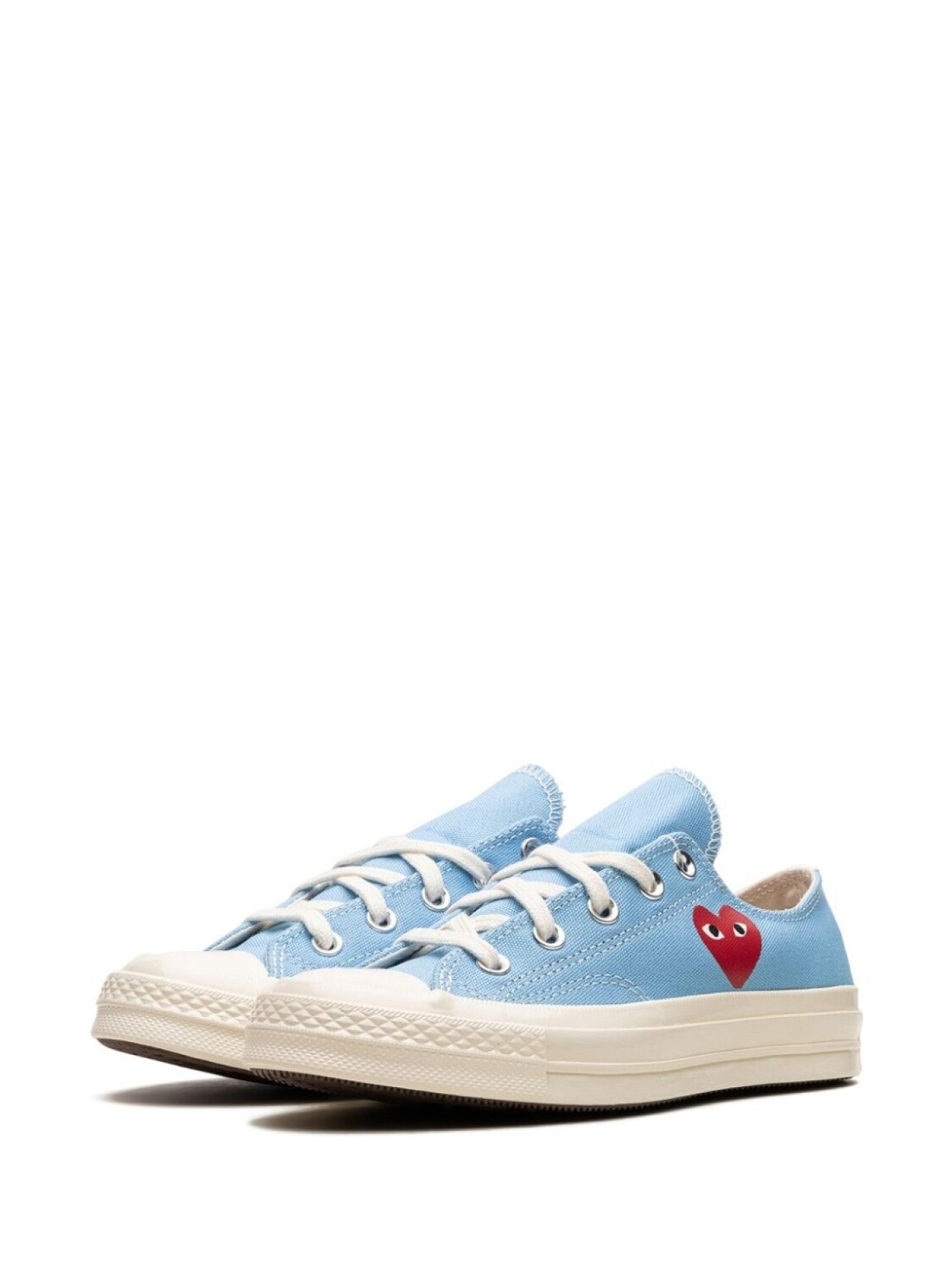 Кеды Chuck 70 OX AC Bright Blue из коллаборации с CDG Converse, синий — фото 4