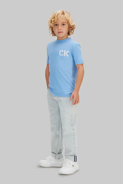 Футболка Calvin Klein Jeans, синий — фото 3