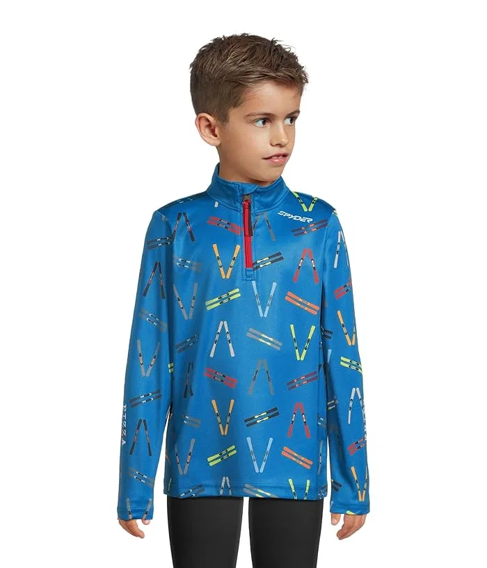 Лонгслив Spyder Kids International 1/2 Zip, Cobalt Fries