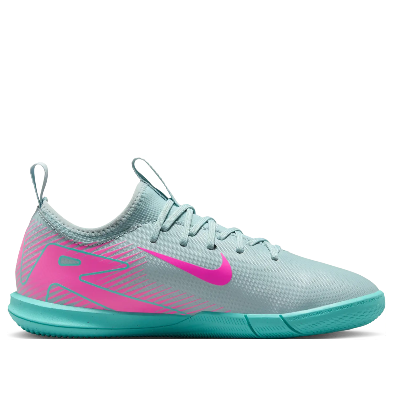 Кроссовки (GS) Nike Jr. Mercurial Vapor 16 Academy 'Ocean Cube Pink Blast' — фото 2