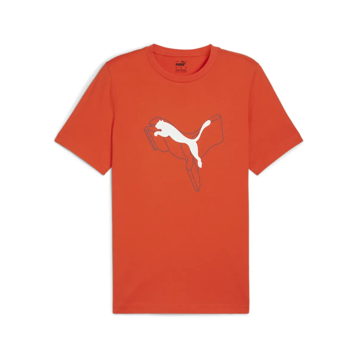 

ФУТБОЛКА PUMA "ESS+ LOGO LAB CAT TEE", цвет Redmazing