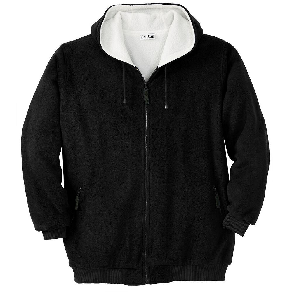 

Мужская толстовка из плюша Kingsize Big & Tall Explorer из флиса KingSize, черный