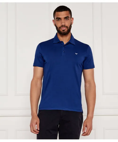 

Футболка поло Regular fit Emporio Armani, синий