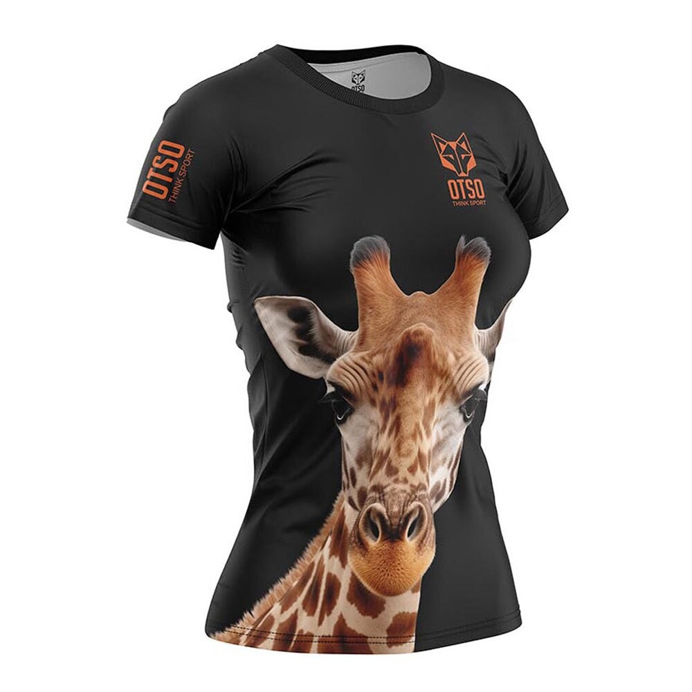 

Футболка с коротким рукавом Otso Giraffe, коричневый