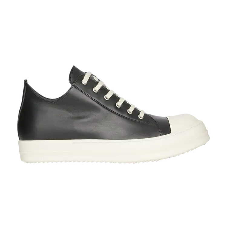 Кроссовки Rick Owens Wmns Porterville Low, цвет Black Milk