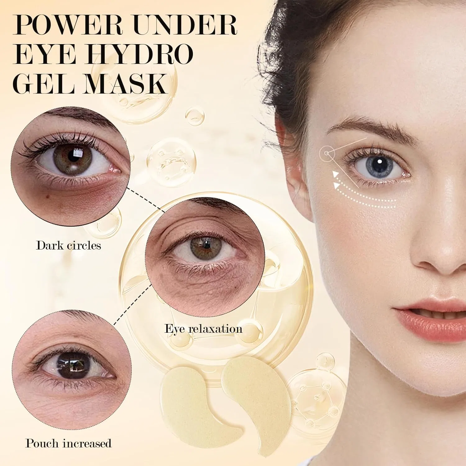 Коллагеновые патчи для глаз, 60 штук Zevuniq, D-Collagen — фото 2