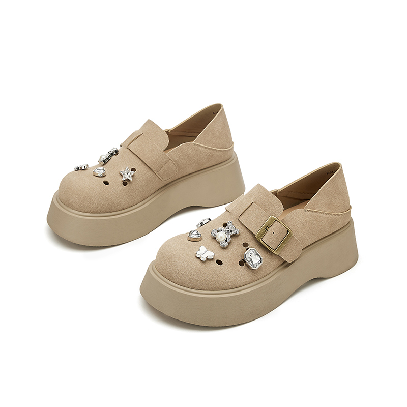 15 MINS Женские повседневные туфли бежевые, цвет Beige — фото 4