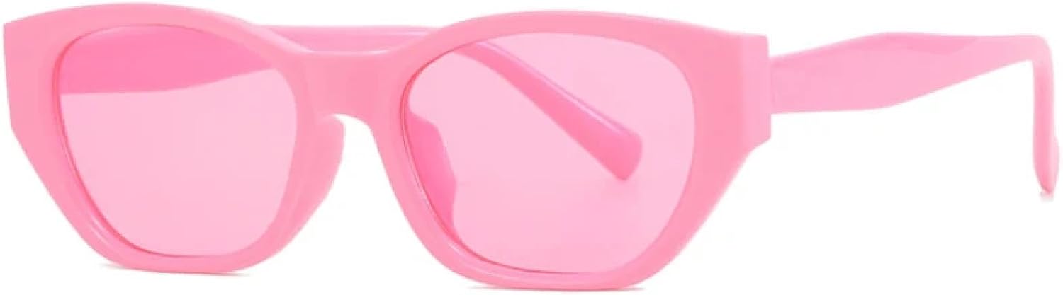 

Модные солнцезащитные очки для женщин и мужчин, очки «кошачий глаз», ретро-очки, солнцезащитные очки для мужчин и женщин с защитой от УФ-излучения UV400 TKKTLLT, Pink Pink