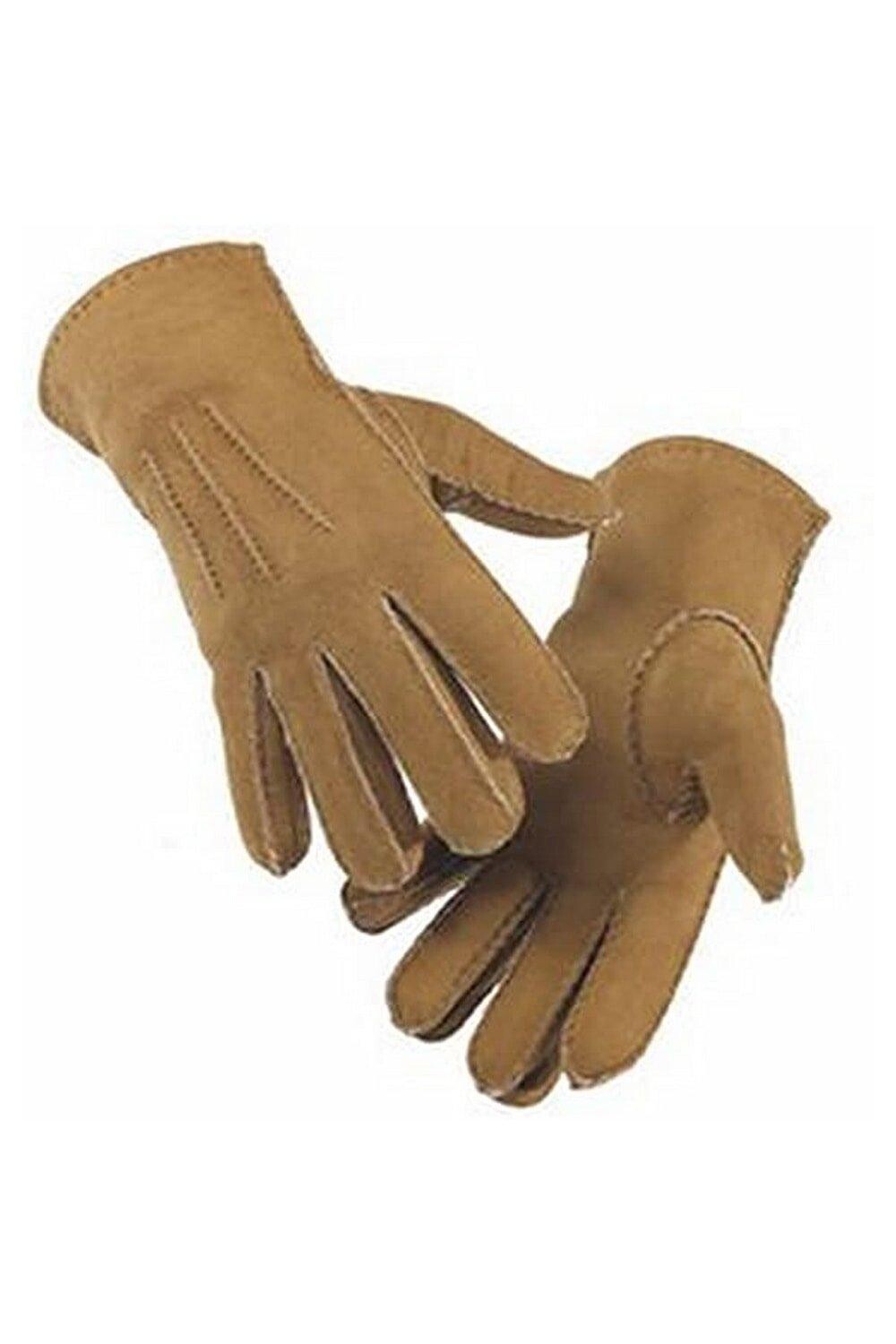 

Перчатки из овчины с трехточечной строчкой Eastern Counties Leather, коричневый