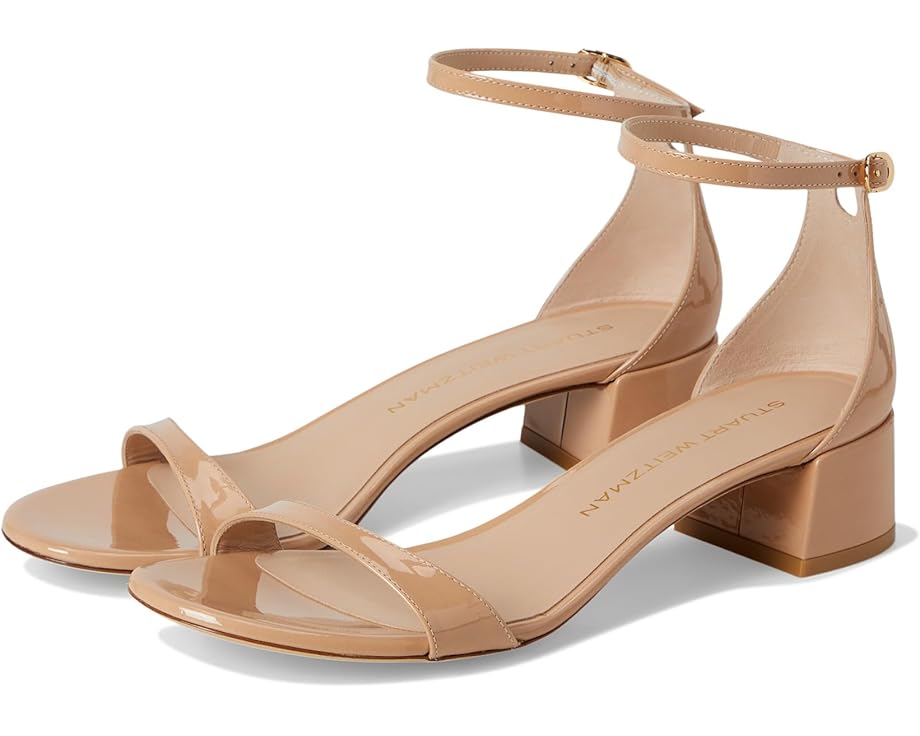 Туфли Stuart Weitzman Nudist Block 35, цвет Adobe