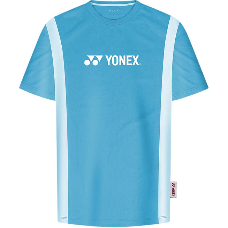 

Футболки унисекс с круглым вырезом, умеренно прямой крой Yonex, glitter синий