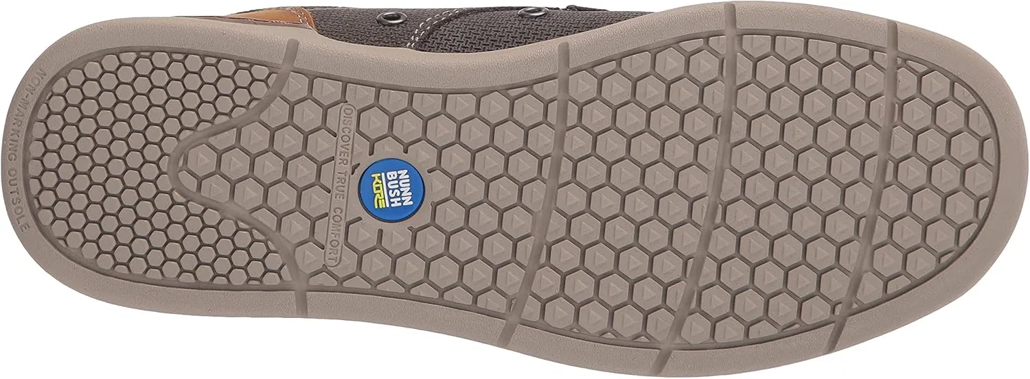 Мужские оксфорды Nunn Bush Tour 2.0 с гладким носком и технологией Kore Comfort Technology, Gray — фото 4