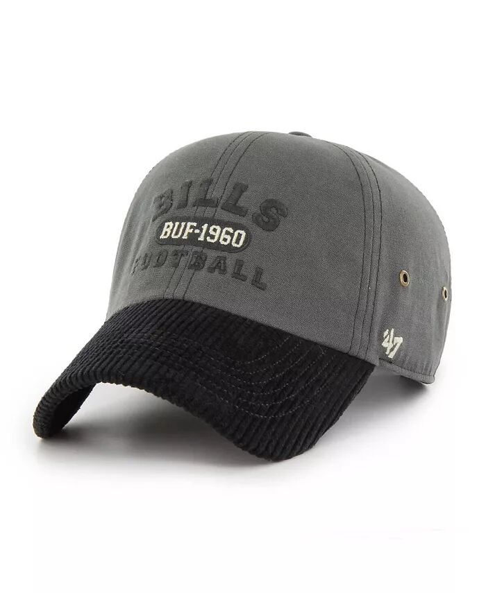 

Мужская угольная кепка Buffalo Bills Ridgeway Clean Up Adjustable '47 Brand