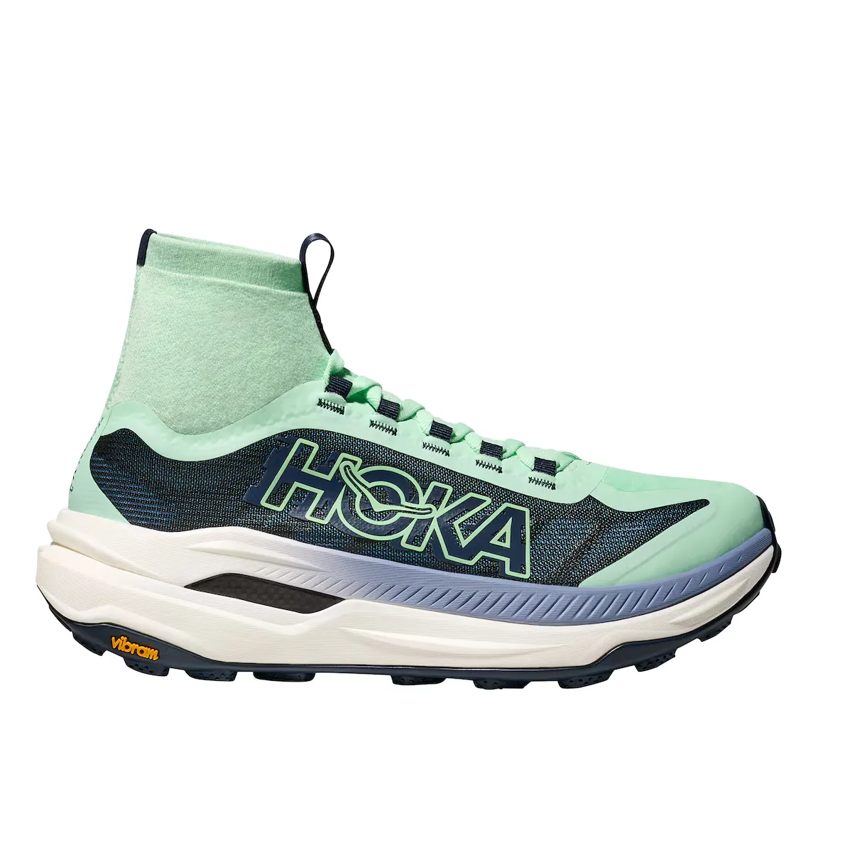 Кроссовки Hoka TECTON X 3 женские для бега по пересеченной местности, мятный зеленый