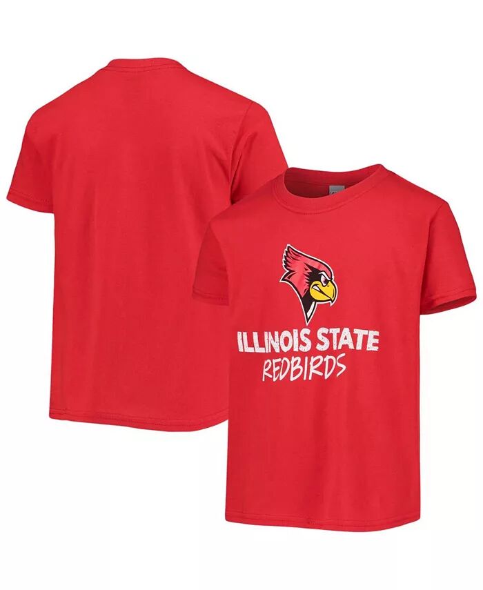 

Футболка Red Illinois State Redbirds Team Big Boys and Girls Two Feet Ahead