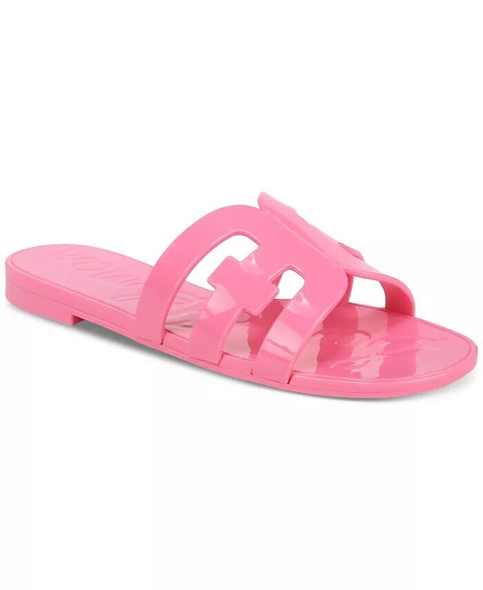 

Женские прозрачные шлепанцы с логотипом Bay Sam Edelman, розовый