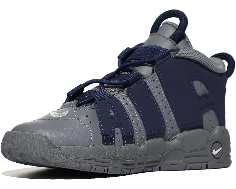 

Кроссовки Nike Air More Uptempo, цвет Cool Grey/Midnight Navy/White