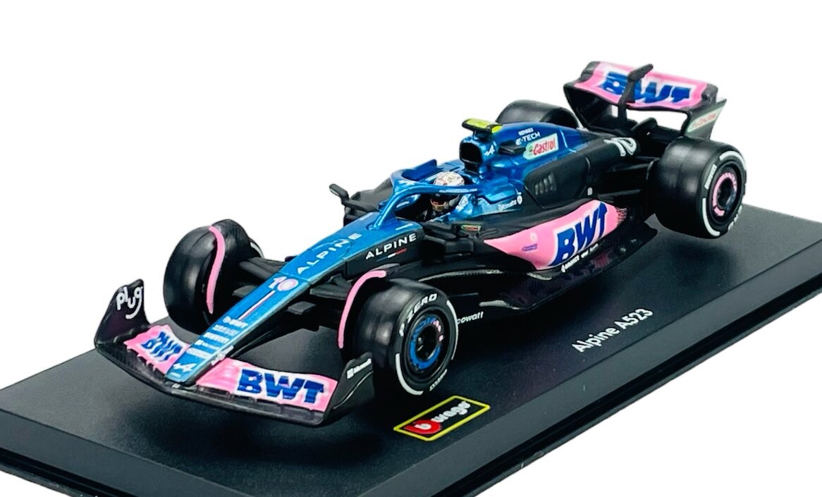 

Bburago Formula 1 Alpine A523 #10 Pierre Gasly 1:43 38073 С Корпусом