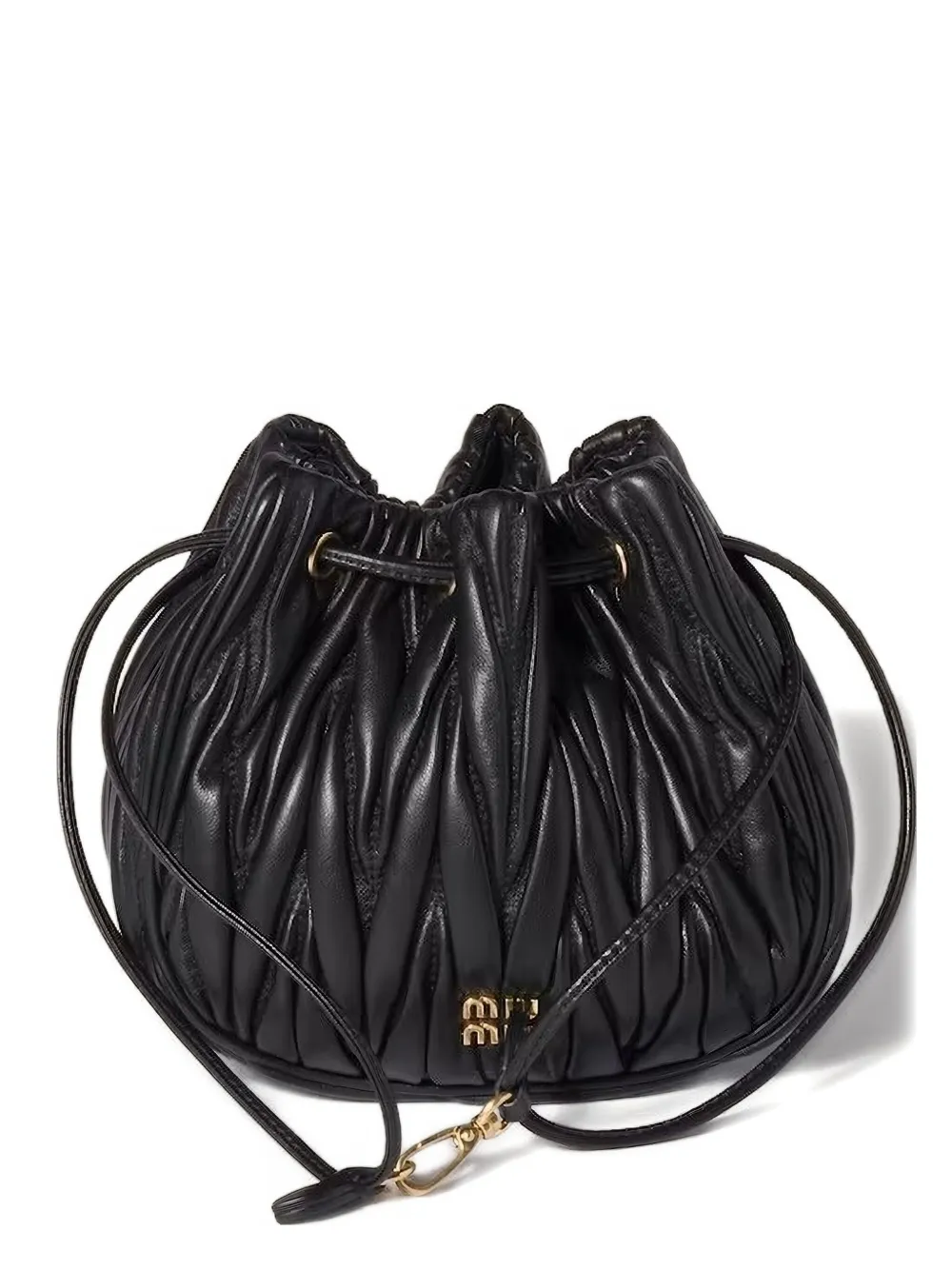 

Сумка-кошелек с мотивом Matelassé MIU MIU, черный