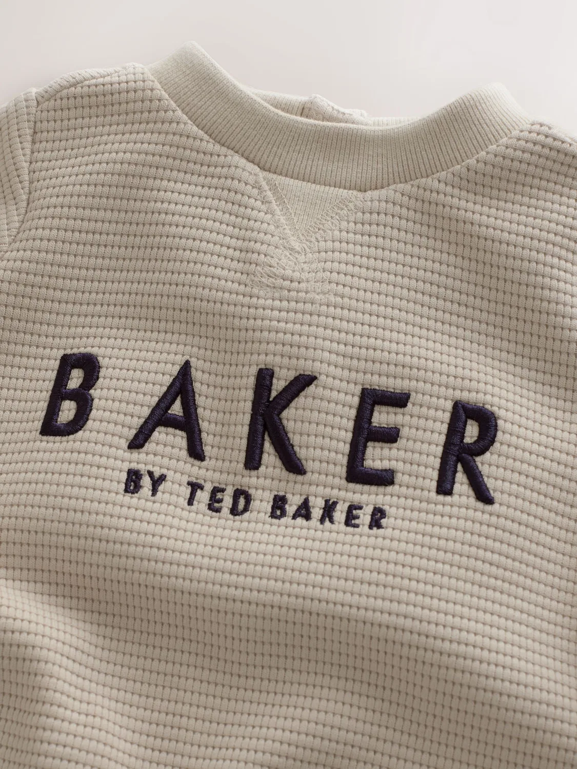 Комбинезон с длинным рукавом, текстурный Baker by Ted Baker, Stone — фото 3