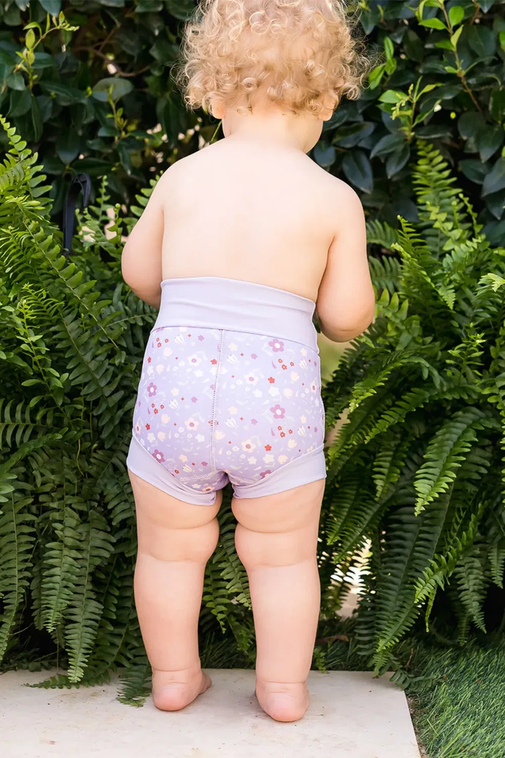 Многоразовый плавательный подгузник Happy Nappy Lilac Spring, Splash About, Lilac — фото 3