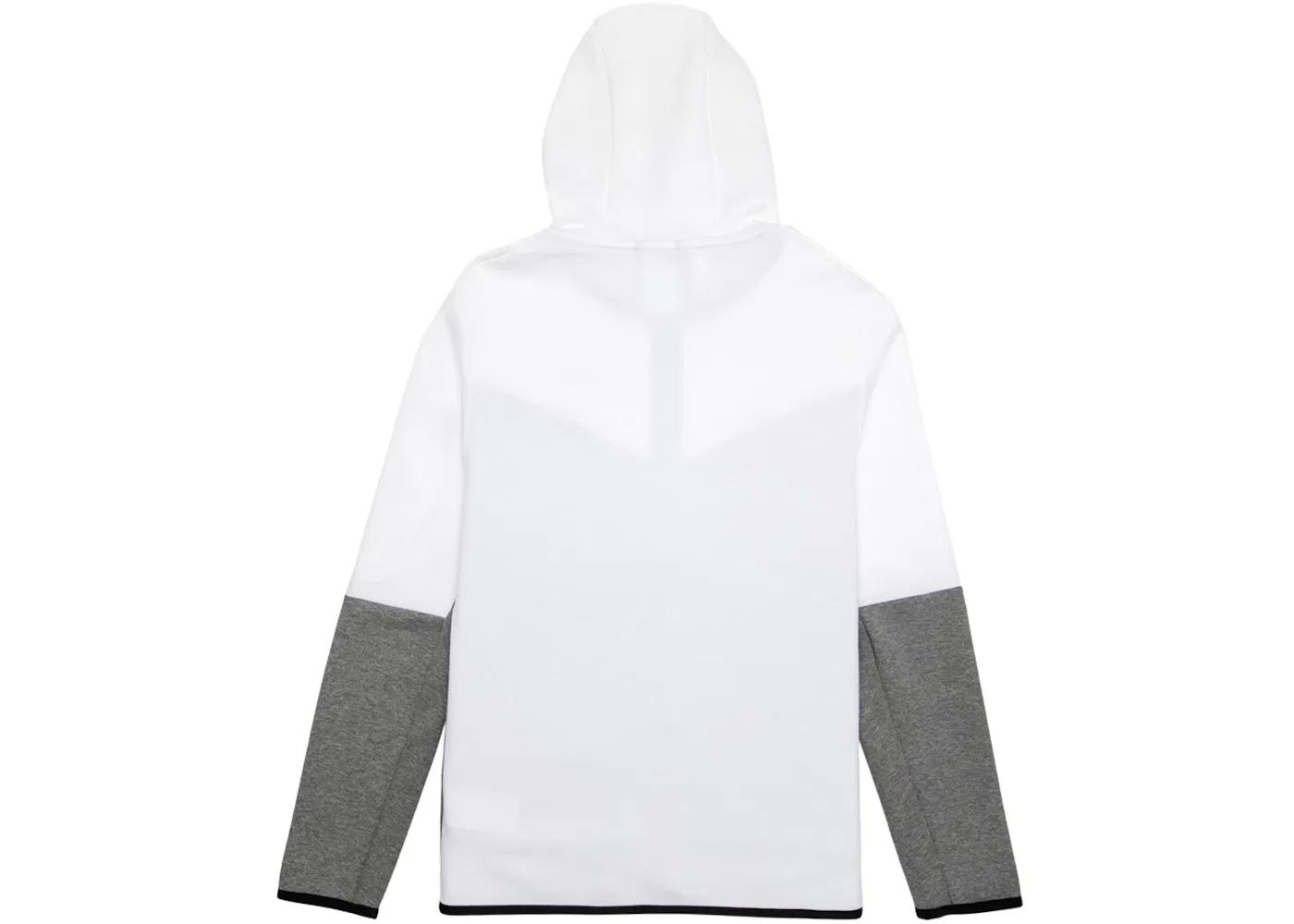 Мужская куртка Tech Fleece с полной застежкой-молнией Nike, White/Black/Carbon Heather/Black — фото 2