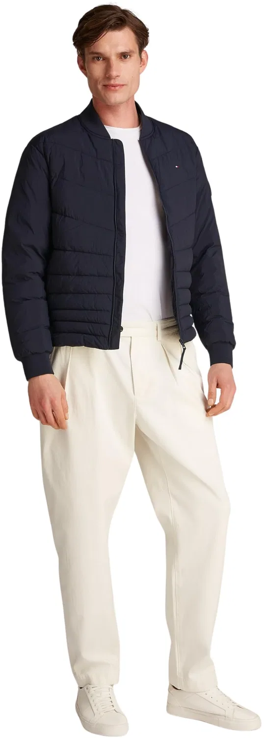 Мужская куртка-бомбер стеганая Tommy Hilfiger, Desert Sky — фото 4