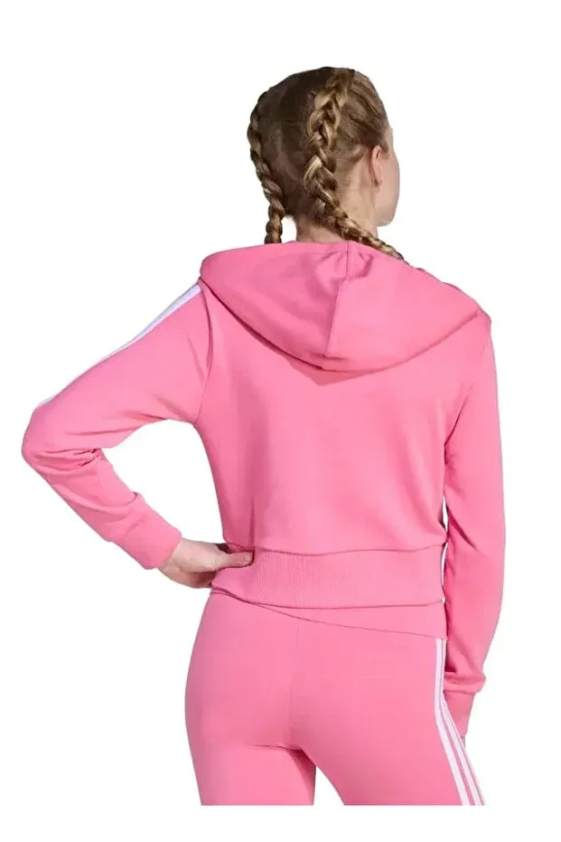Детские свитшот для девочек хлопковый Adidas, Pink — фото 2