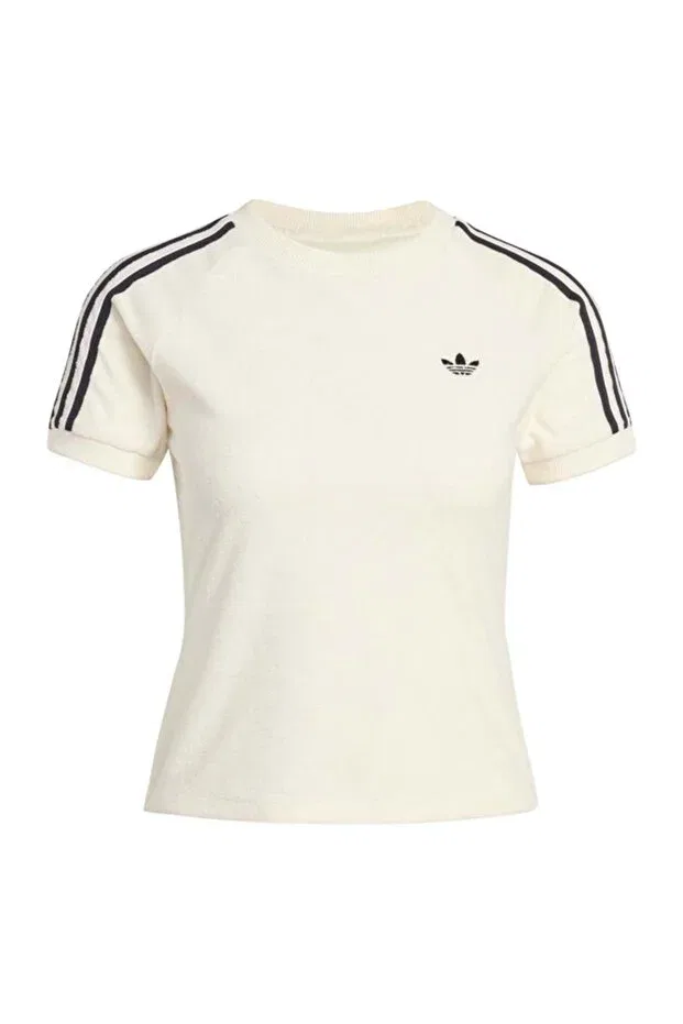 Женская футболка из ткани Adidas, Beige