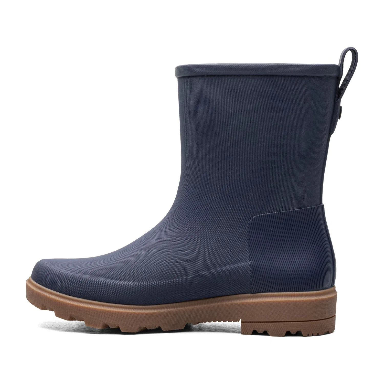 Детские демисезонные резиновые сапоги Holly Jr Mid Rain Boots Bogs, темно-синий — фото 2