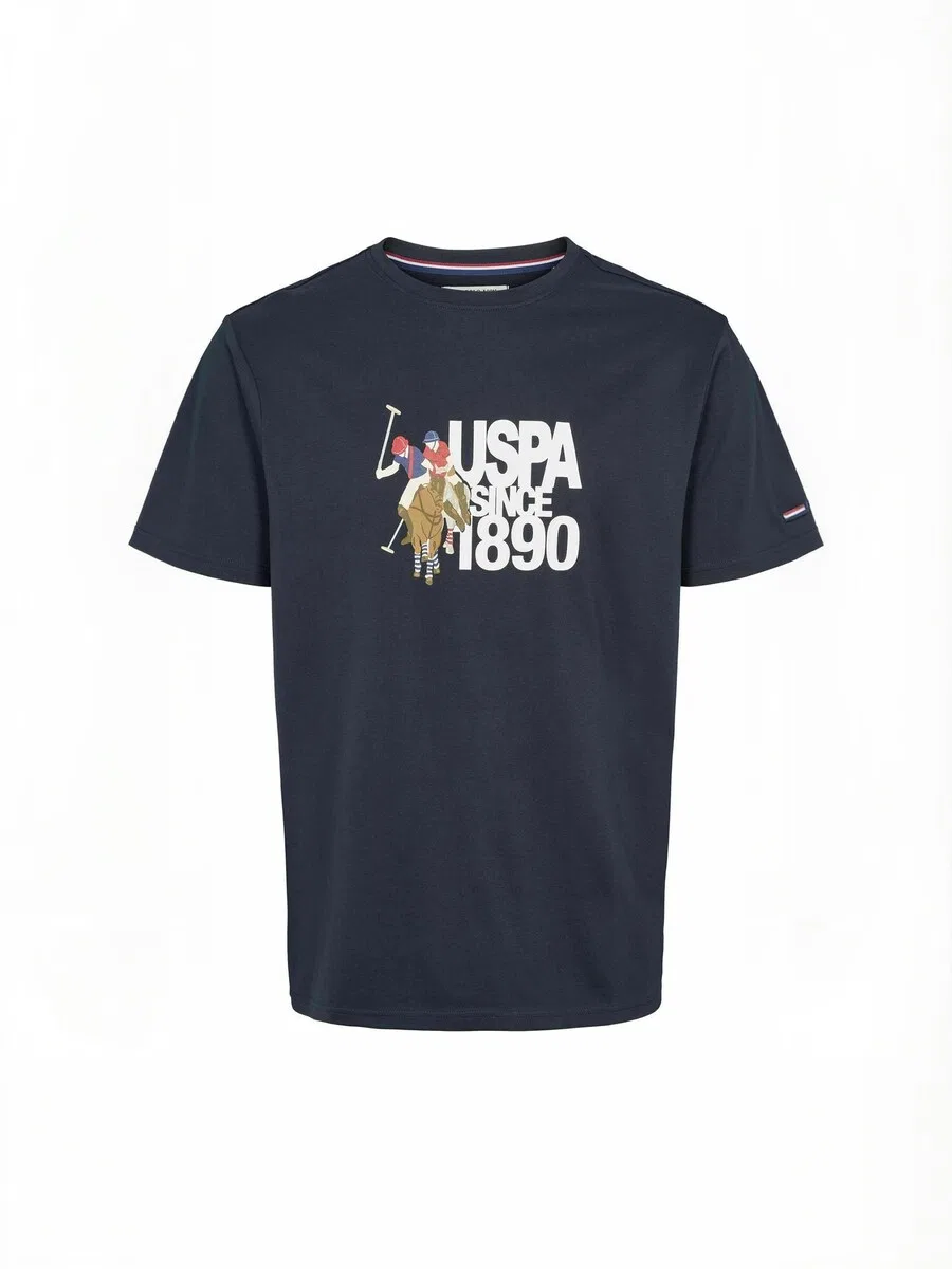 Рубашка на пуговицах стандартного кроя 'UMDamir' сапфирового цвета U.S. POLO ASSN.