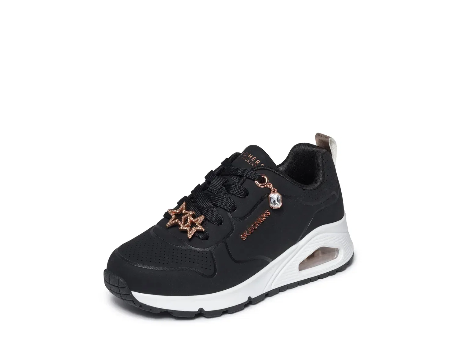 Кроссовки с воздушной подушкой Uno Gen1 Trendy Jewels, Skechers, черный — фото 2