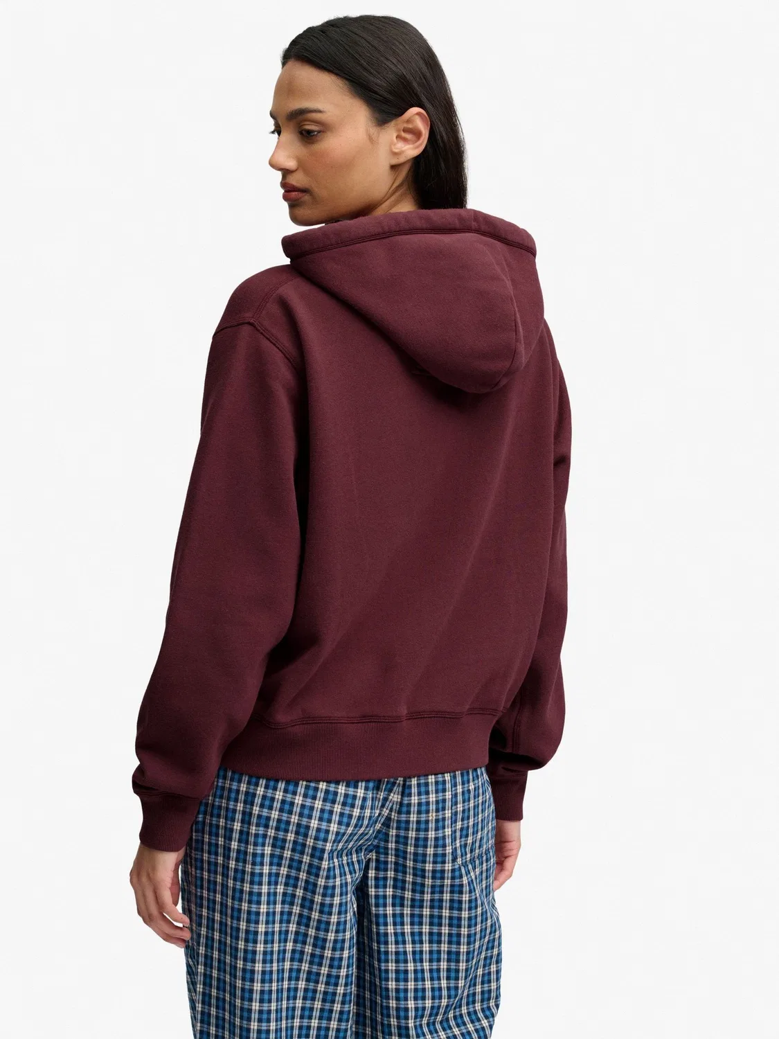 Толстовка Athletic Applique Track Top Superdry, темно-бордовый — фото 2